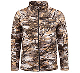 Image of Huntworth Grafton Mid Weight Disruption Soft Shell Jacket Waffle Fleece Interior - Mens