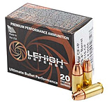 Image of Lehigh Defense 9mm 115 Grain Controlled Fracturing Brass Pistol Ammunition