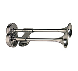 Image of Schmitt &amp; Ongaro Marine Deluxe SS Shorty Dual Trumpet Horn