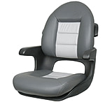 Image of Tempress 57017 Elite Helm High Back Boat Seat Charcoal/Gray