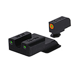 Image of TruGlo TG-TG231MP4C Tritium Pro Night Sights Square Green With Orange Outline Fr