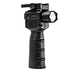 VISM Vertical Grip w/Strobe Flashlight &amp; Red Laser - Gen2, 200 Lumens VAQVGFLRV2