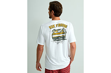 Image of HUK Performance Fishing Gone Fishin Tee - Mens, White, Extra Large, H1000520-100-XL