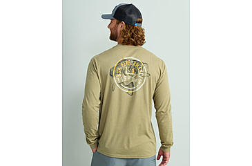 Image of HUK Performance Fishing Graphic Long Sleeve Tee - Mens, Overland Trek, Small, H1000533-319-S