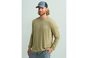 Image of HUK Performance Fishing Graphic Long Sleeve Tee - Mens, Overland Trek, Small, H1000533-319-S