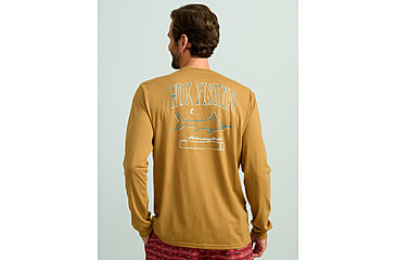 Image of HUK Performance Fishing Graphic Long Sleeve Tee - Mens, Sand Piper, Large, H1000533-217-L