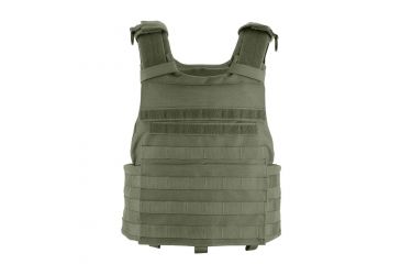 Image of HighCom Armor APC Series Rifle Armor Kit Plate Carrier w/Guardian RSTP Ceramic Plates w/UHMWPE Backing/10x12 Shooters Cut/10x12 Full Cut, OD Green, 2XL, RAK-166295294