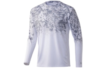 Image of HUK Performance Fishing Icon X Tide Change Fade Long Sleeve - Mens, Hogs Back, Extra Large, H1200388-959-XL