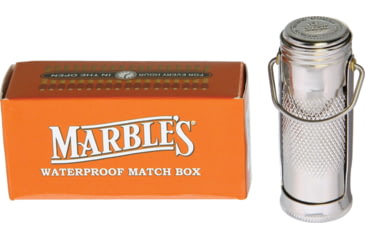 Image of Marbles Stainless Match Safe, 2 5/8in. MR150