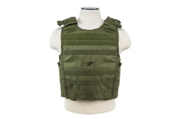 Image of VISM MOLLE Expert Plate Carrier Vest, Green CVPCVX2963G