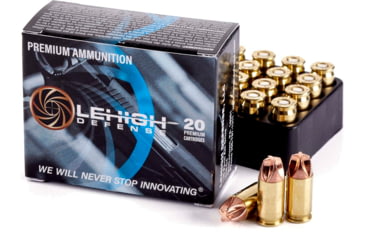 Image of Lehigh Defense Xtreme Defense .380 ACP 65 Grain Fluid Transfer Monolithic Brass Cased Centerfire Pistol Ammo, 20 Rounds, LA38068XD