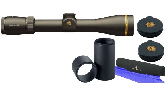 Image of Leupold VX-5HD 2-10x42mm Wind-Plex 171388 w/ Objective and Eyepiece Cover &amp; 3in Sunshade &amp; Scope Cover