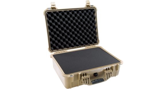 Image of Pelican 1520 Protector 19x15x7in Watertight Carrying Case, Desert Tan w/ Foam