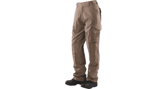 Image of TRU-SPEC 24-7 Series Tactical Teflon Pants - Men's, PolyCotton Ripstop, Coyote, Unhemmed, Waist 38 in, Inseam 37 in, 1063087