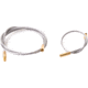 Breakthrough Clean Technologies Nylon Coated Steel Cable with Brass Threads - 2 per Set, 1 -8in, BT-SCBT-SET