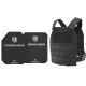 HighCom Armor RAK-CAP Series Rifle Armor Kit Plate Carrier w/Guardian AR500 Steel Plates/10x12 Shooters Cut/10x12 Full Cut, Black, 2XL, RAK-CAP-4340-6251-6249