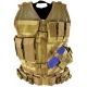 VISM Military Tactical Vest, XL - 2XL, Tan, CTVL2916T