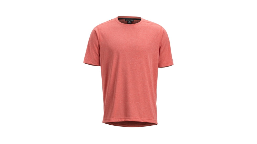 ExOfficio Sol Cool Signature Tee, Spiced Coral, S, 10122864-3300-S