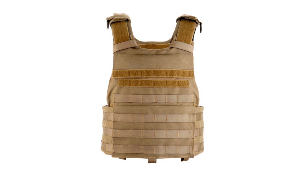 HighCom Armor APC Series Rifle Armor Kit Plate Carrier w/Guardian RSTP Ceramic Plates w/UHMWPE Backing/10x12 Shooters Cut/10x12 Full Cut, Coyote Tan, 2XL, RAK-172295294