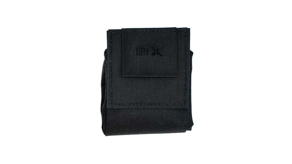 HRT Tactical Gear Folding Dump Pouch, Black, HRT-PHDMP1-AA-BK