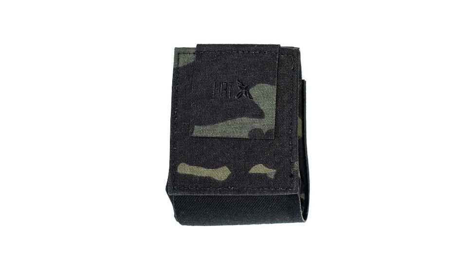 HRT Tactical Gear Folding Dump Pouch, Multicam Black, HRT-PHDMP1-AA-MB