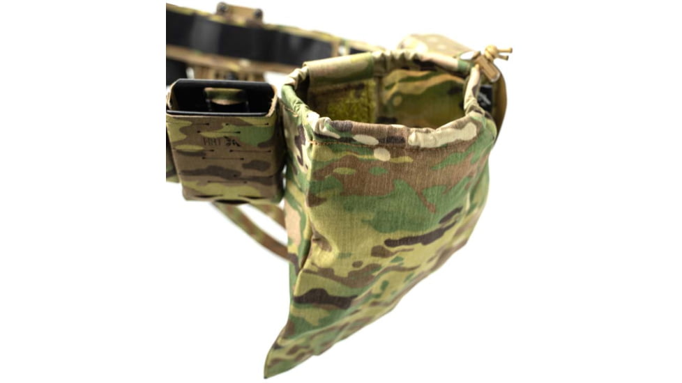 HRT Tactical Gear Folding Dump Pouch, Multicam, HRT-PHDMP1-AA-MC