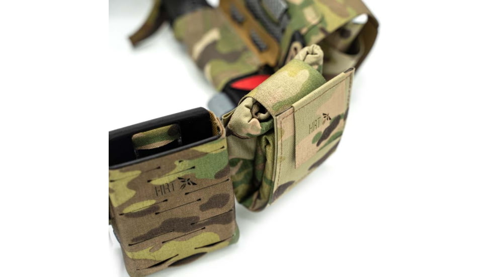 HRT Tactical Gear Folding Dump Pouch, Multicam, HRT-PHDMP1-AA-MC