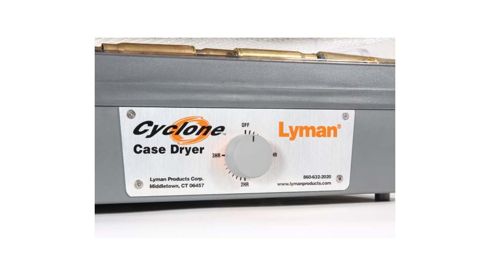 Lyman Cyclone 115V Case Dryer, .223/9mm, x1000/x2000, Gray, 7631560