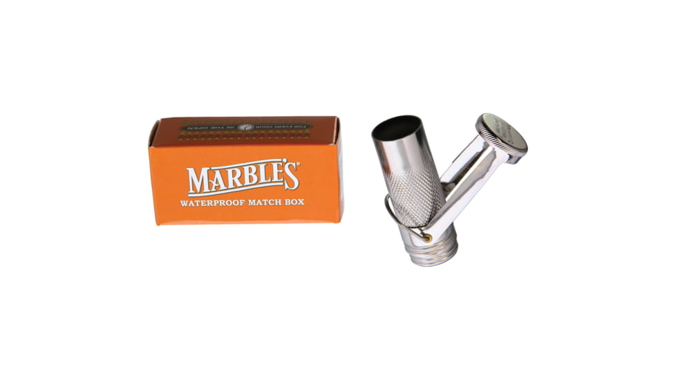 Marbles Stainless Match Safe, 2 5/8in. MR150