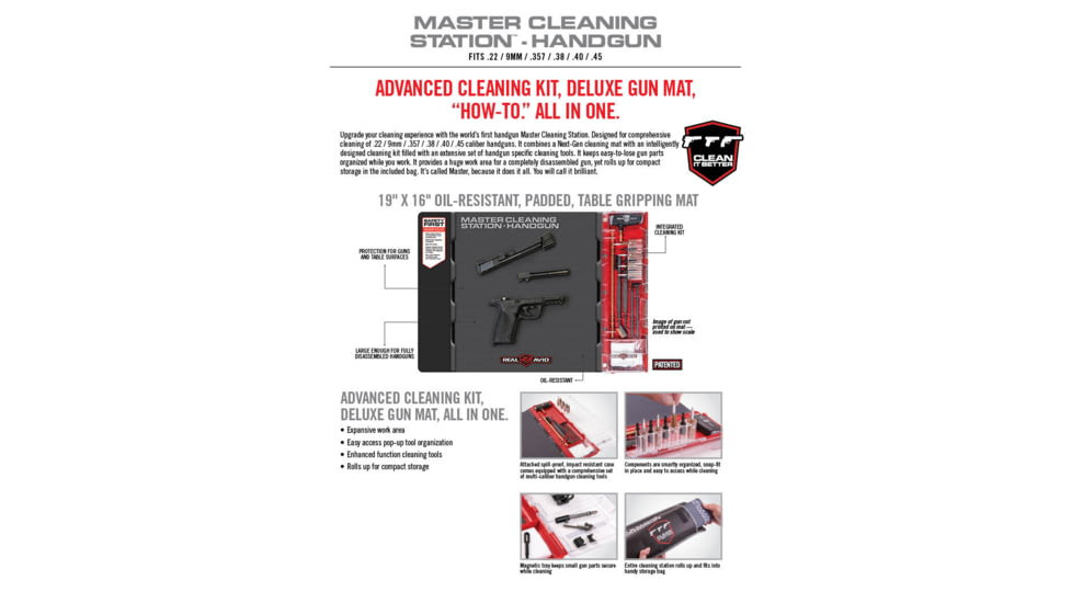 Real Avid Master Cleaning Station, Handgun, AVMCS-P