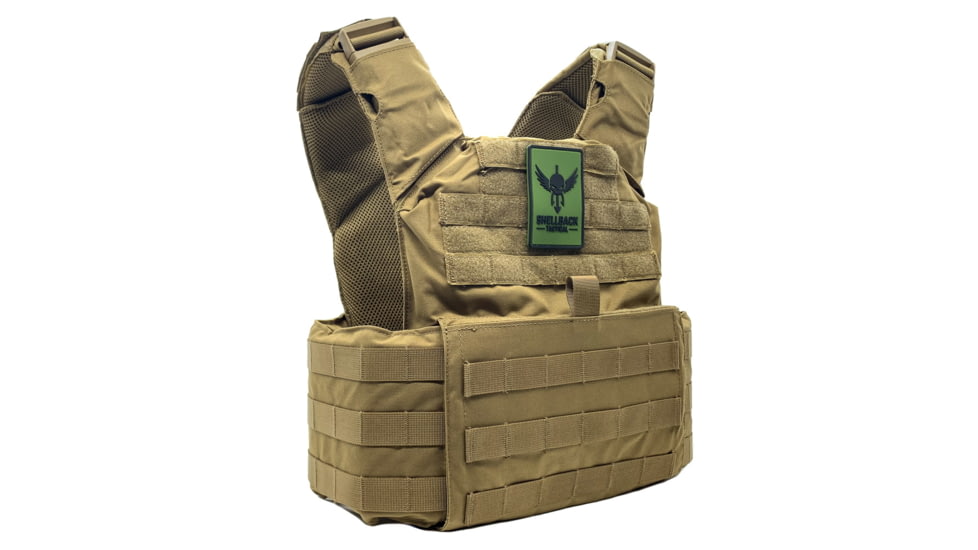 Shellback Tactical Skirmish Plate Carrier, Shooter and SAPI, Coyote, One Size, SBT-9020-CT