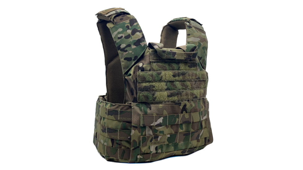 Shellback Tactical Skirmish Plate Carrier, Shooter and SAPI, Multicam, One Size, SBT-9020-MC