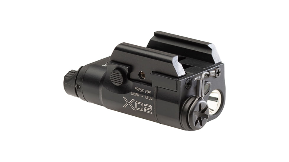 DEMO, SureFire XC2-B Compact Pistol Light w/ Laser, AAA NiMH, Green/Red Laser, 300 Lumens, Black, XC2-B-RD