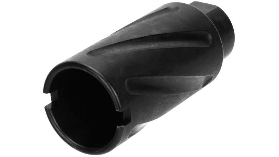 TacFire 5.56 1/2X28 Flash Can Muzzle Brake, Black, MZ1007-N