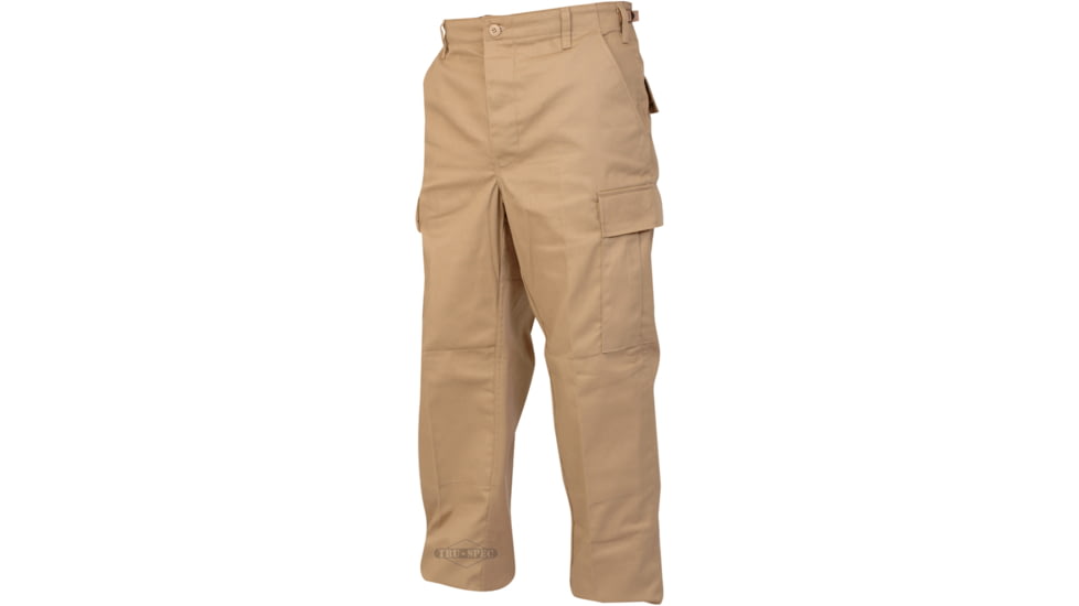 TRU-SPEC BDU 60/40 Co/Poly Twill Pants - Men's, Tan, Extra Small, Long, 1718022