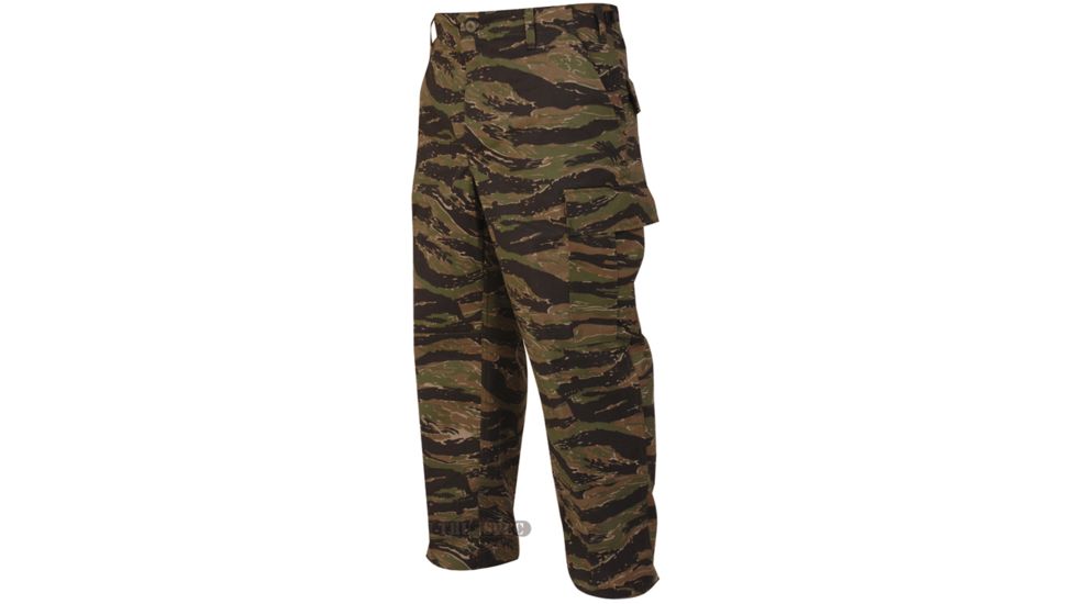 TRU-SPEC BDU 60/40 Co/Poly Twill Pants - Men's, Vietnam Tiger Stripe, Extra Large, Regular, 1628006