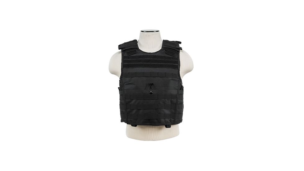 VISM MOLLE Expert Plate Carrier Vest, Black CVPCVX2963B