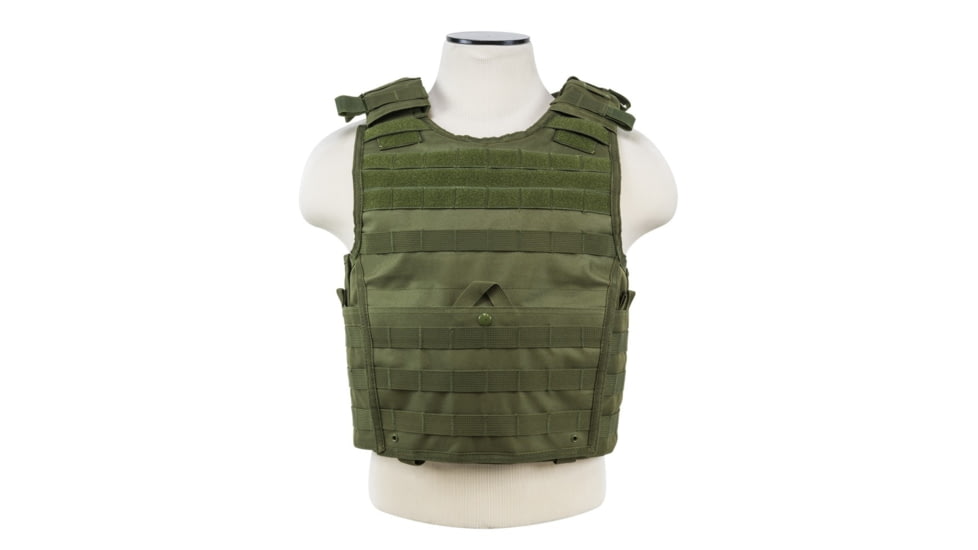 VISM MOLLE Expert Plate Carrier Vest, Green CVPCVX2963G