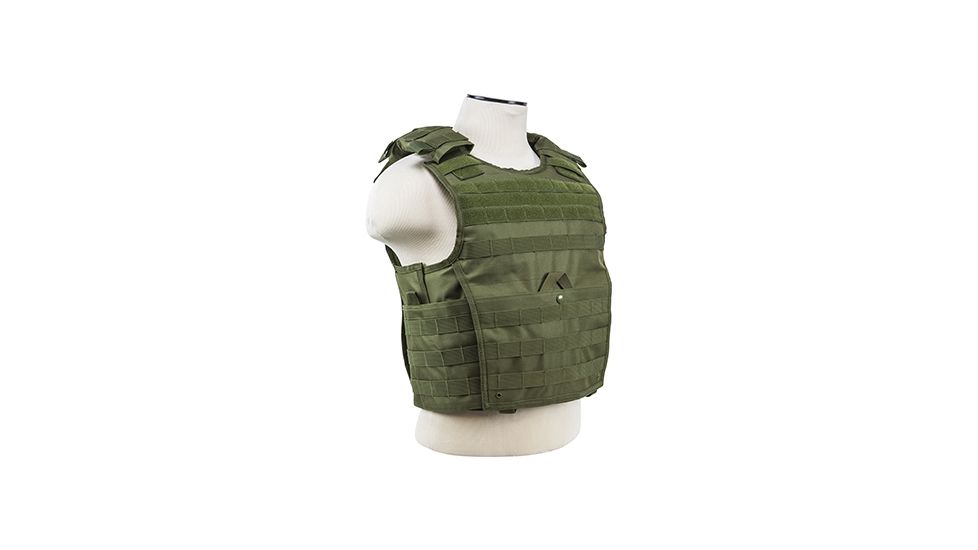 VISM MOLLE Expert Plate Carrier Vest, Green CVPCVX2963G