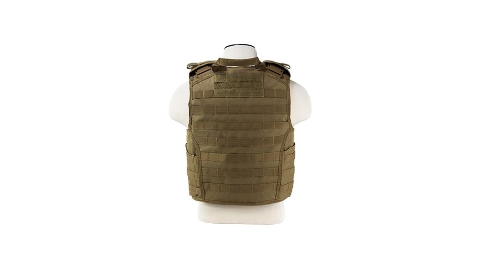 VISM MOLLE Expert Plate Carrier Vest, Tan CVPCVX2963T