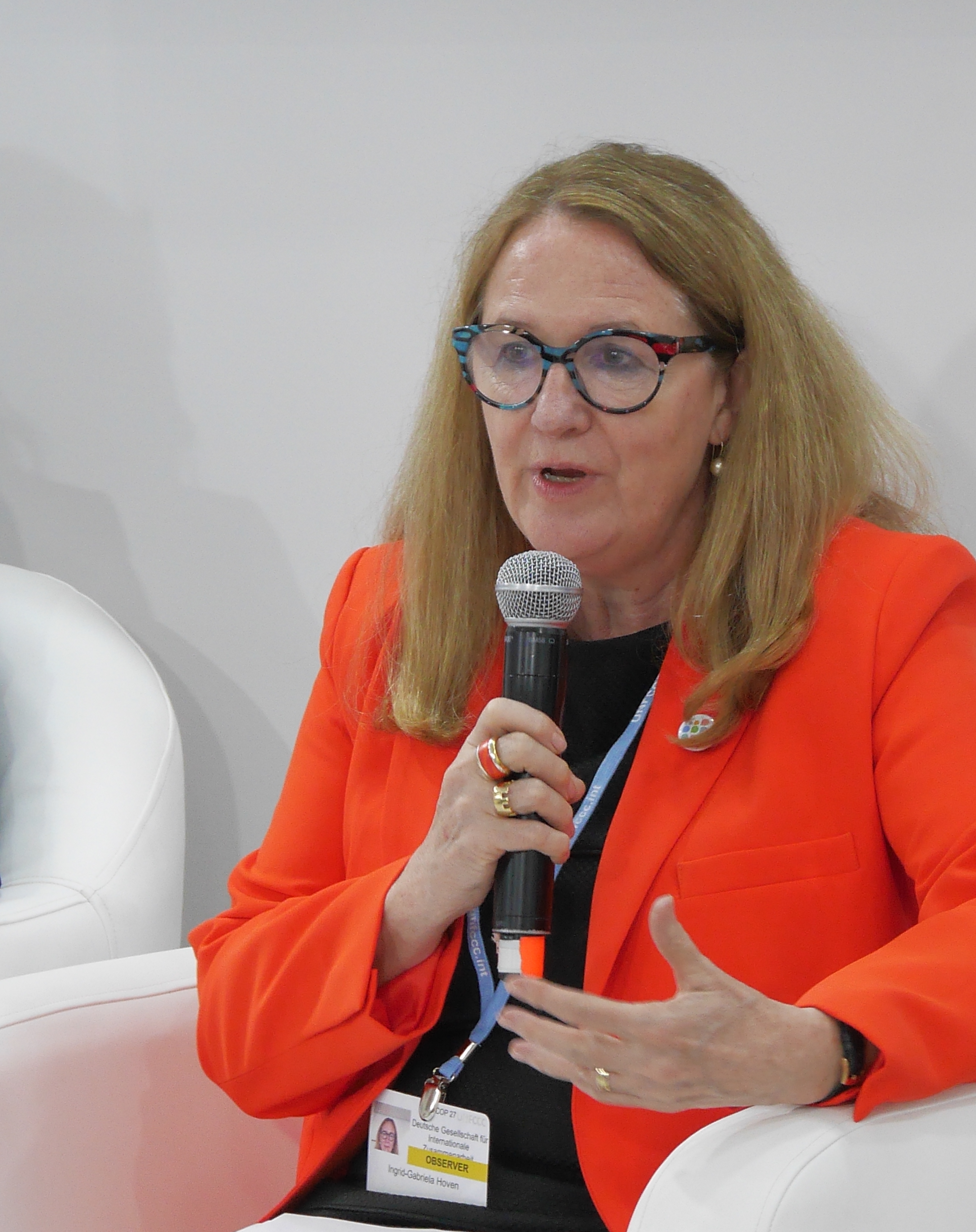 Ingrid-Gabriela Hoven, GIZ representative at COP27