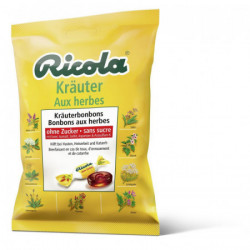 Ricola aux herbes bonbons aux herbes sans sucre sach 125 g