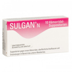 Sulgan-N supp 10 pce