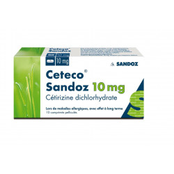 Cet eco sandoz 10 mg 10...