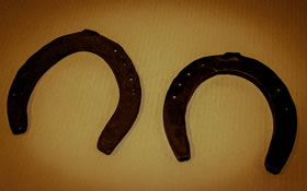 Photo of horse shoes