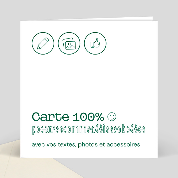 Faire part Pacs Invitation Modèle 100% personnalisable