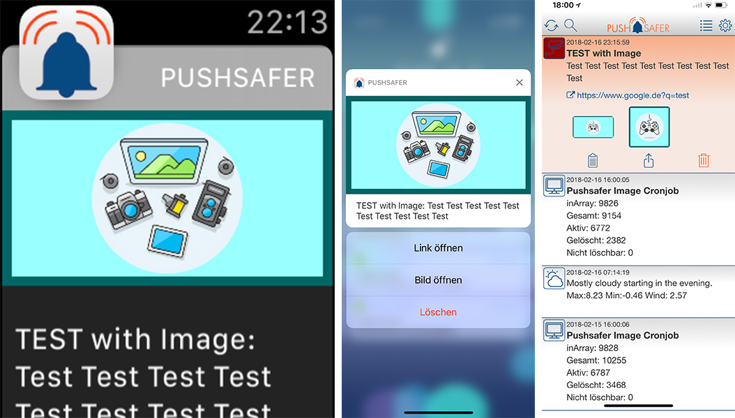 Pushsafer Image Creator Examples