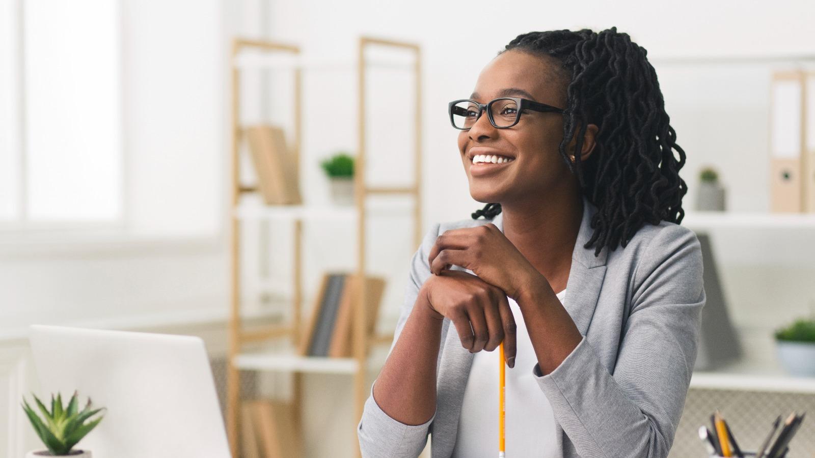 Woman in the office