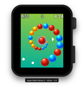 Vortigo - Bubble Shooting game on Apple Watch Series 2 42mm