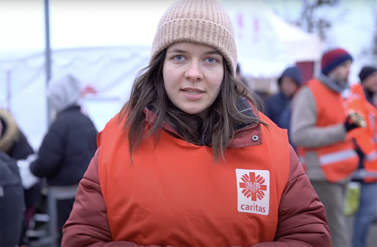 Le soutien de Caritas Pologne aux réfugiés(en anglais)